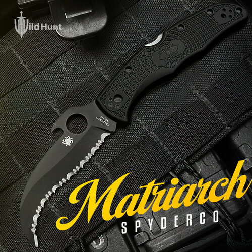 Туристический складной нож Spyderco Matriarch 2 Emerson Fullblack складной нож spyderco manix 2 c101gpdbl2