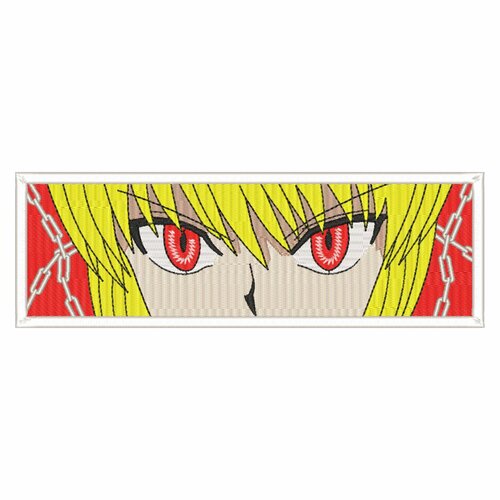 Аниме нашивка на одежду, патч на термоапплекации Киллуа нашивка 9х3 см