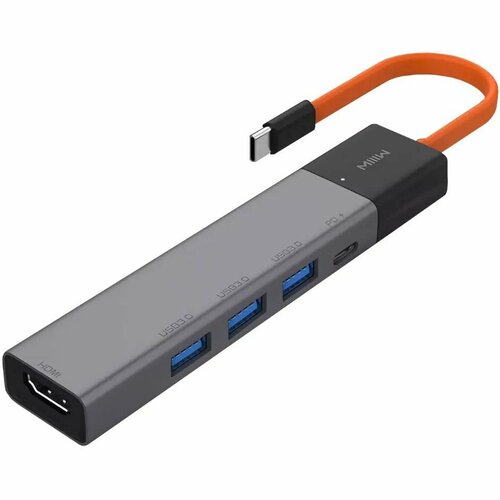 USB-хаб MIIIW ART A510 5in1 100W PD 3xUSB 30HDMIType-C 3190₽