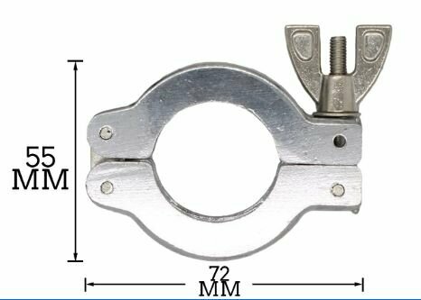фото KF25 хомут алюминиевый быстроразъёмный