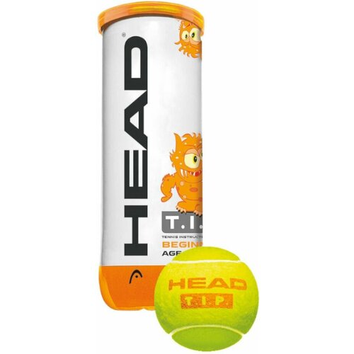 Мячи теннисные Head TIP Orange 3 мяча в банке арт 578123 1250₽