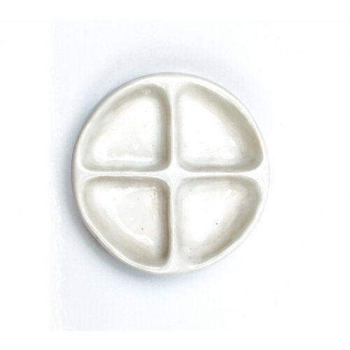 Палитра для туши или акварели 4 отделения керамика ручная работа 900₽