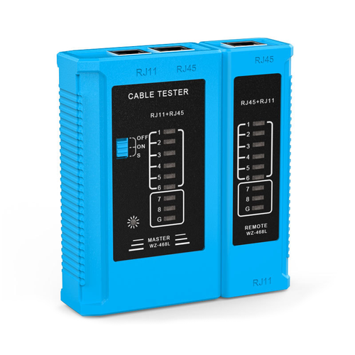 Многофункциональный тестер сетевой витой пары Устройство для проверки телефонного кабеля RJ45 RJ11 MyPads 694₽