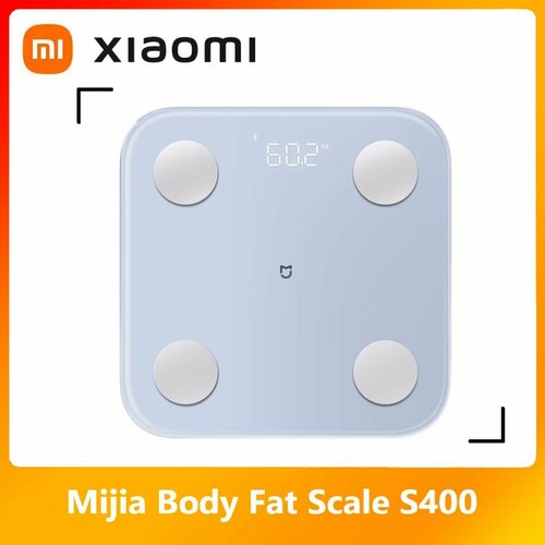 Умные весы Xiaomi Smart Body Fat Scale S400 mgb умные весы body fat scale glass edition цвет черный