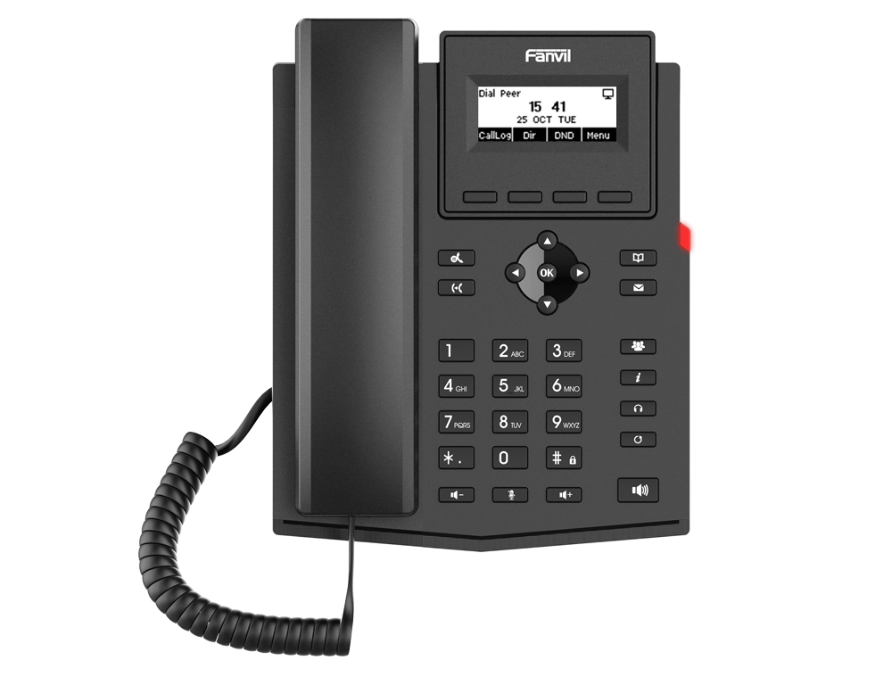 VoIP-телефон Fanvil X301P 2 линии, 2 SIP-аккаунта PoE (X301P)