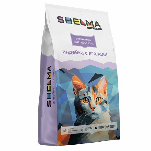 SHELMA сухой корм для кошек Аdult 