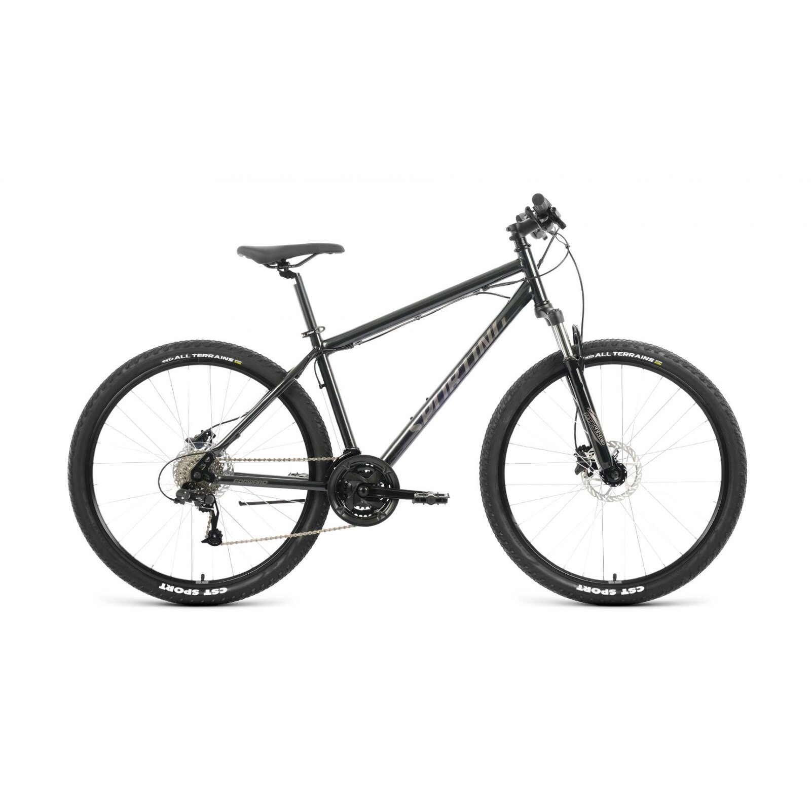 Горный велосипед Forward Sporting 27,5 3.2 HD (2022) 17" Черный (156-170 см)