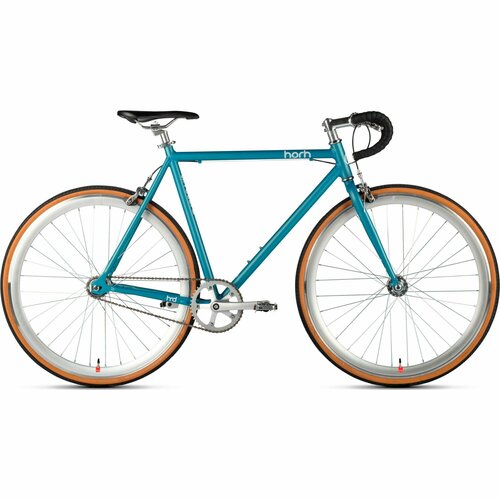 Велосипед шоссейный городской HORH RECORD 700C 2024 ригид взрослый мужской алюминиевая рама 1 скорость 38299₽