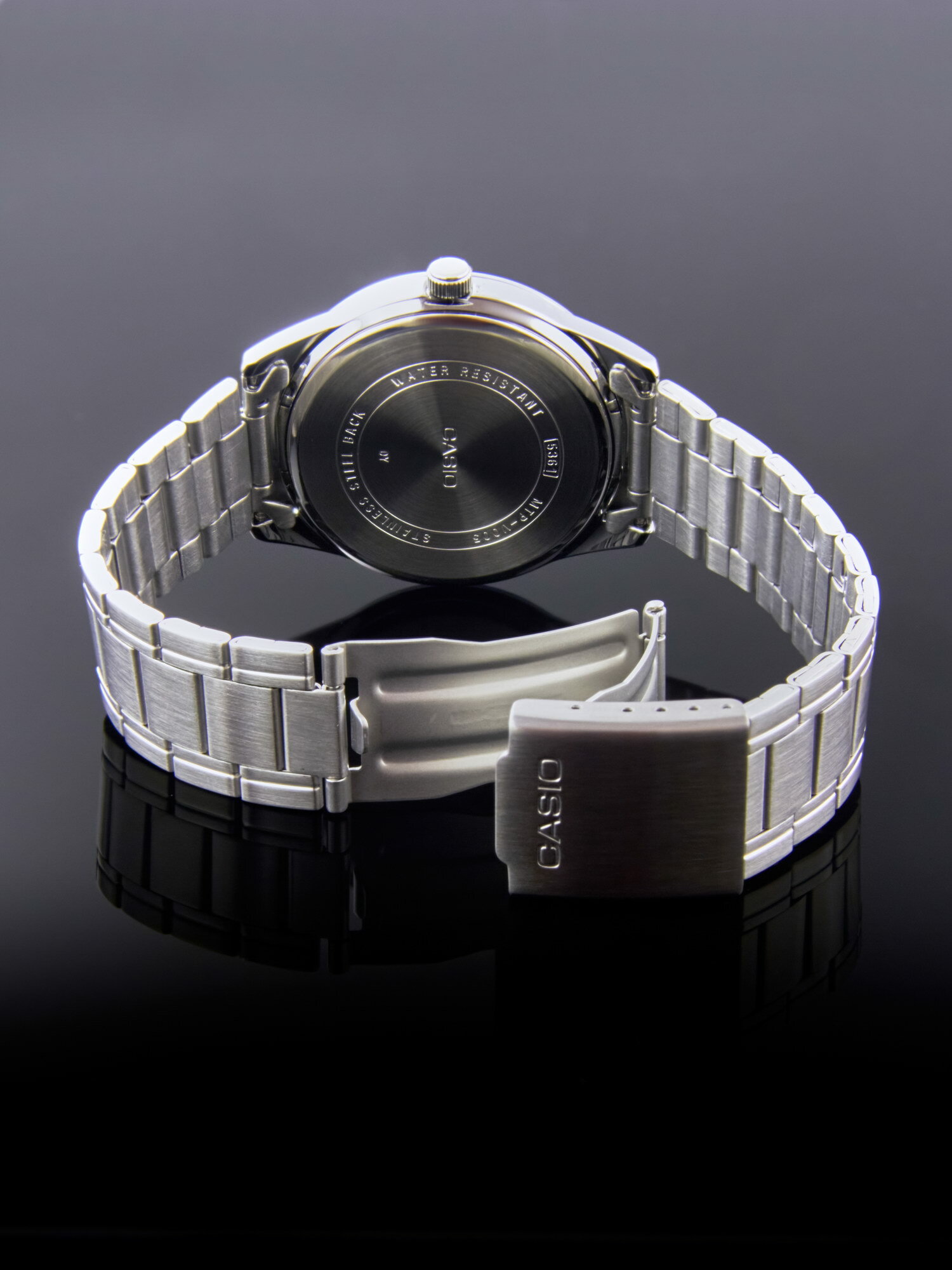 Наручные часы CASIO Классика, хром — фото 1