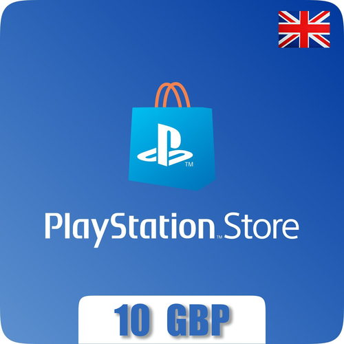 Пополнение счета PlayStation Store на 10 GBP Код активации Фунты Gift Card Великобритания 1549₽