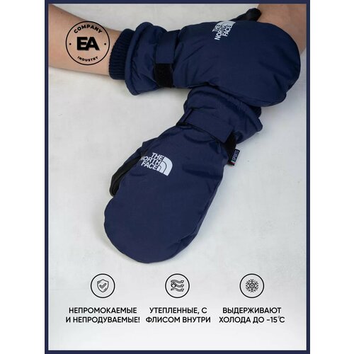 фото Варежки для мужчин, размер 9, синий ea company