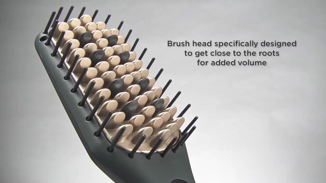 Расческа-выпрямитель Remington Straight Brush CB7400, керамические щетки, 3 режима — фото 1