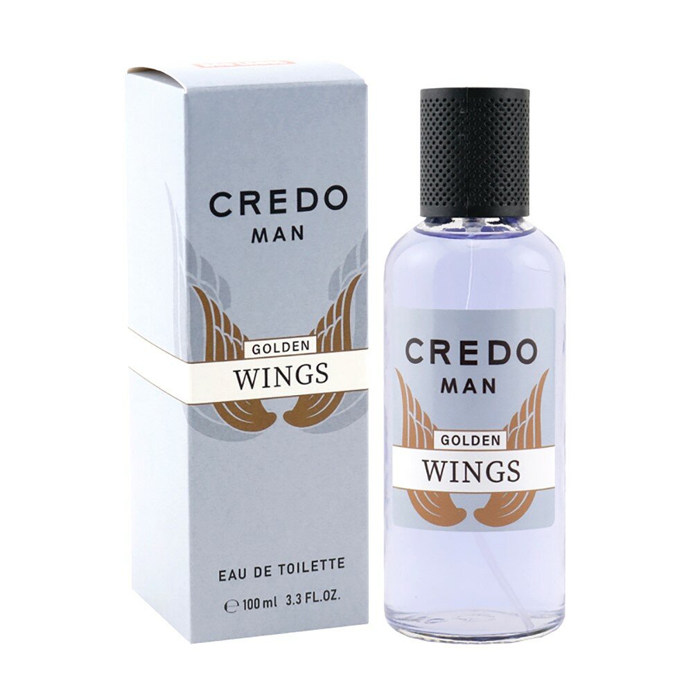 Red Label Туалетная вода мужская CREDO MAN Golden Wings от Delta Parfum 100 мл. Цитрусовый, морской, фужерный аромат
