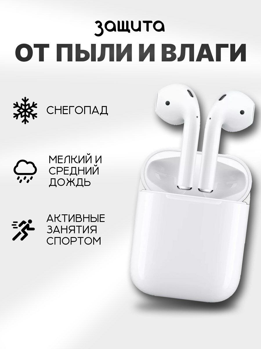 Наушники беспроводные AL Pods 2 для Android и IPhone Bluetooth с микрофоном — фото 1