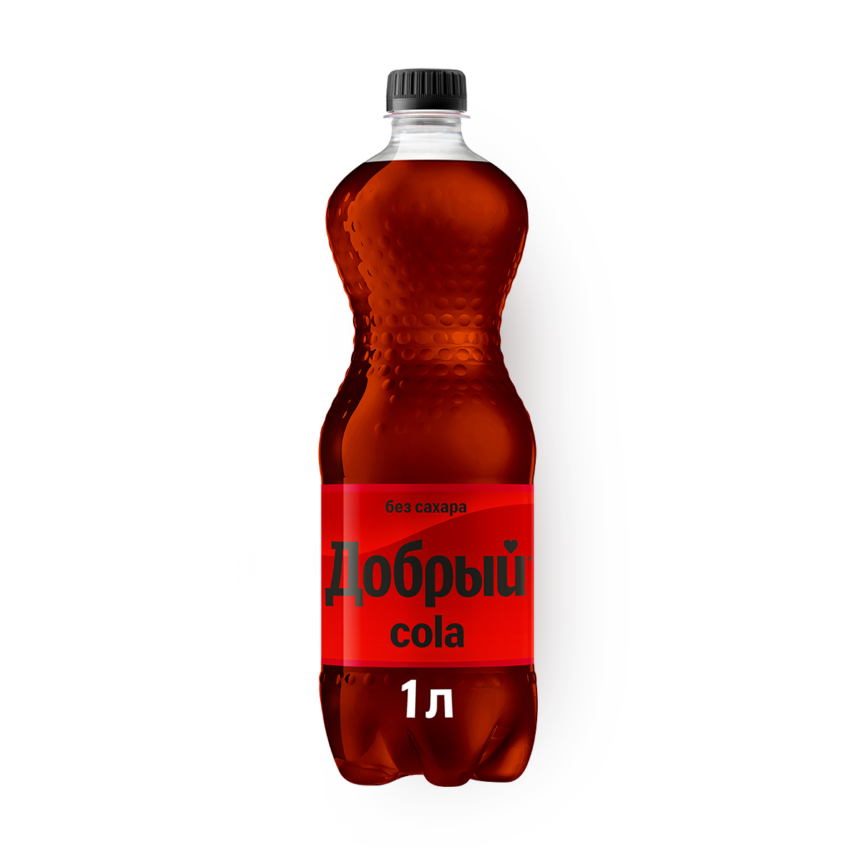 Напиток газированный Добрый Кола, без сахара, 1 л, в пластиковой бутылке