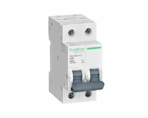 Выключатель автоматический двухполюсный 25А С 4,5кА 230В (C9F34225)