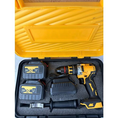 Аккумуляторный бесщеточный шуруповерт для ледобуров 36V с двумя аккумуляторами 8000₽