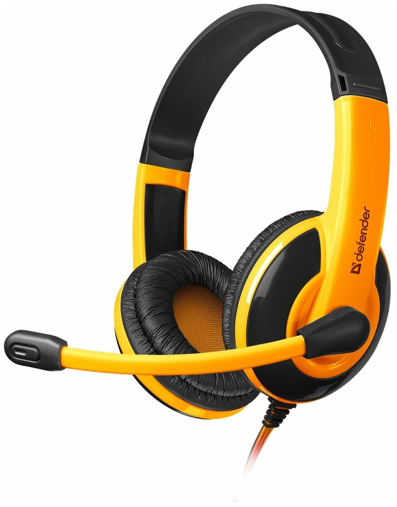 Компьютерная гарнитура Defender Warhead G-120 (64099) (черный/оранжевый)