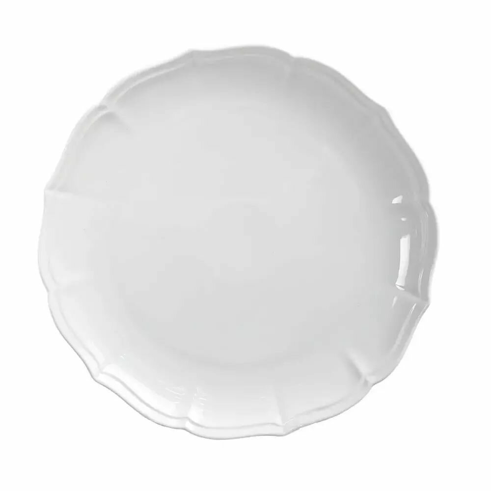 Тарелка обеденная Home Chef Flower, 25 см, белая