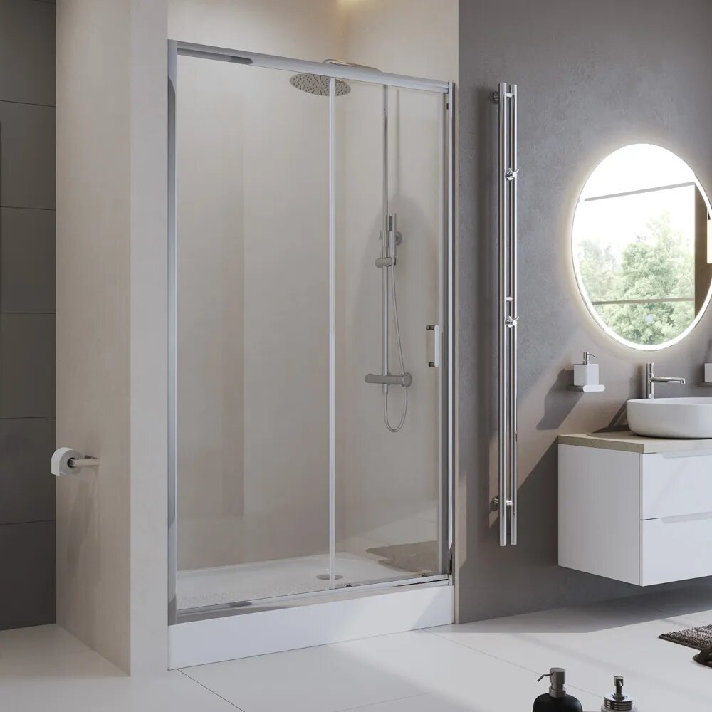 Душевая дверь BelBagno Uno-195 100x195 UNO-195-BF-1-100-C-Cr
