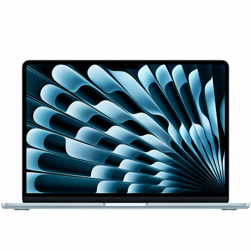 Ноутбук Apple MacBook Air 13 2025 M4 (13.6/2560x1664/16GB/256GB SSD/Apple graphics 8-core) Sky Blue MC6T4