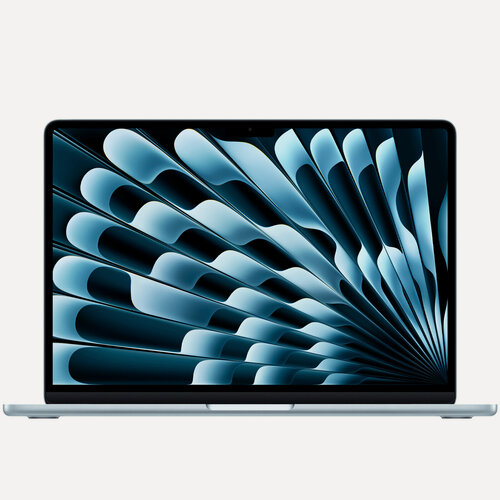 Изображение товара Ноутбук Apple MacBook Air 13 2025 M4 16GB/256GB Sky Blue | голубой (MC6T4) | русская гравировка | оригинал