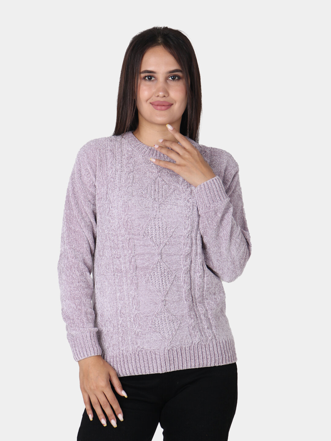 Свитер размер One Size, , лавандовый — фото 1