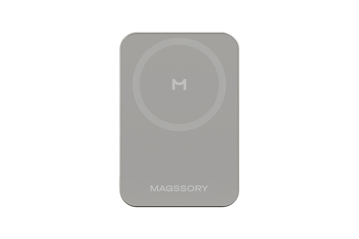 Внешний аккумулятор Magssory Pride 10000mAh, MagSafe, титан