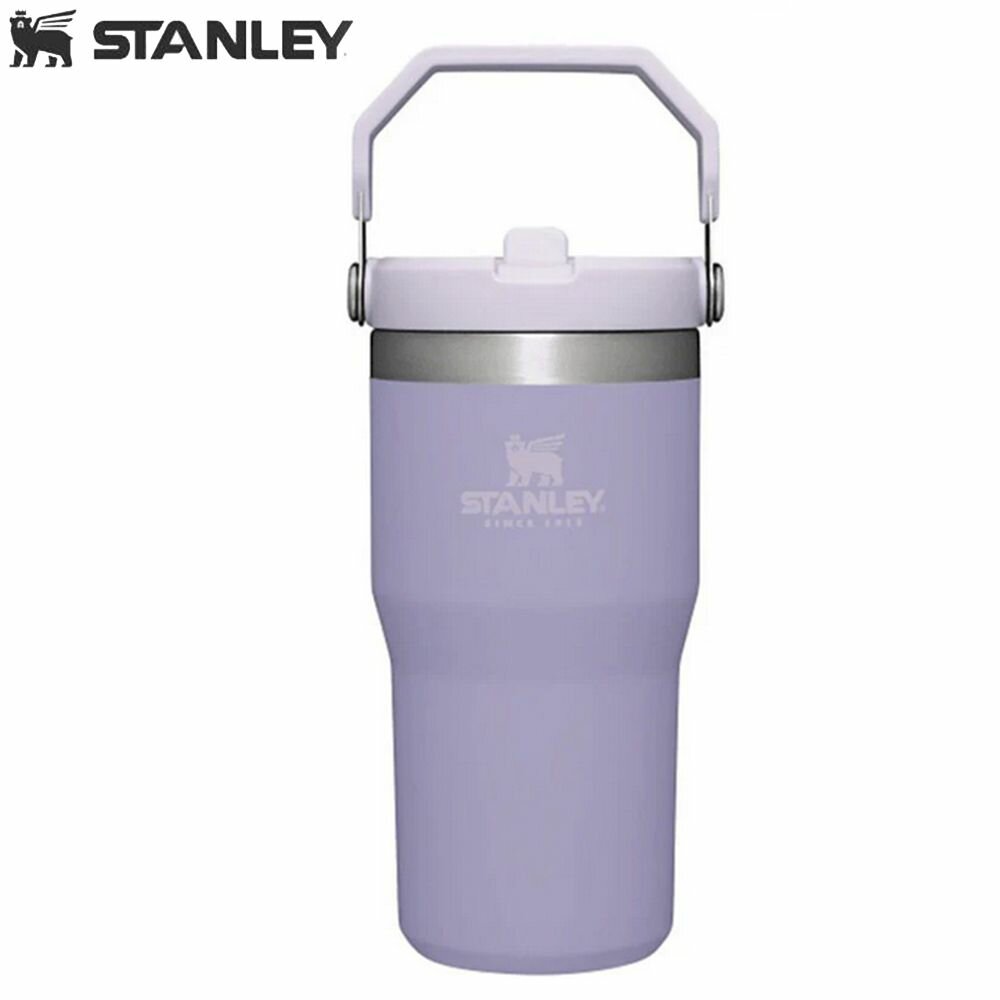 Термостакан Stanley IceFlow Flip Straw Tumbler с трубочкой 0,591L Лавандовый