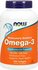 NOW Омега-3 Капсулы 1000 мг №100 – поддержка сердца и иммунитета