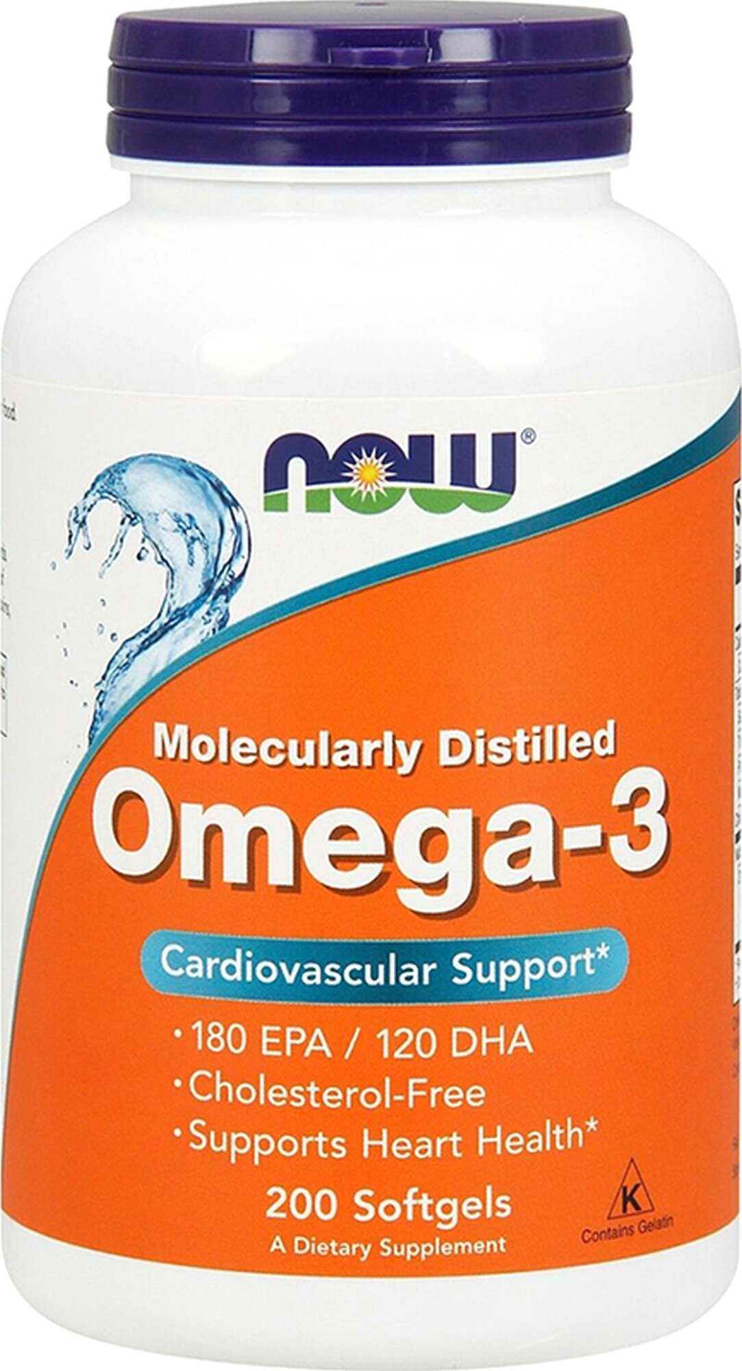 NOW Омега-3 Капсулы 1000 мг №100 – поддержка сердца и иммунитета