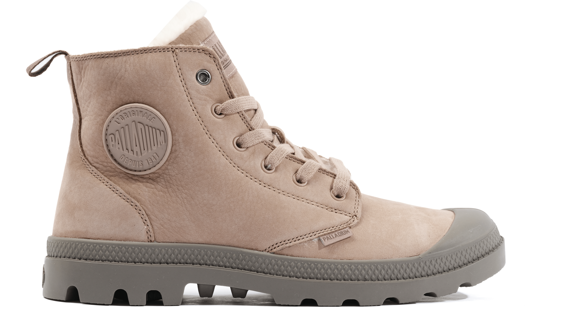Ботинки Palladium PAMPA HI ZIP WL, размер 43, серый