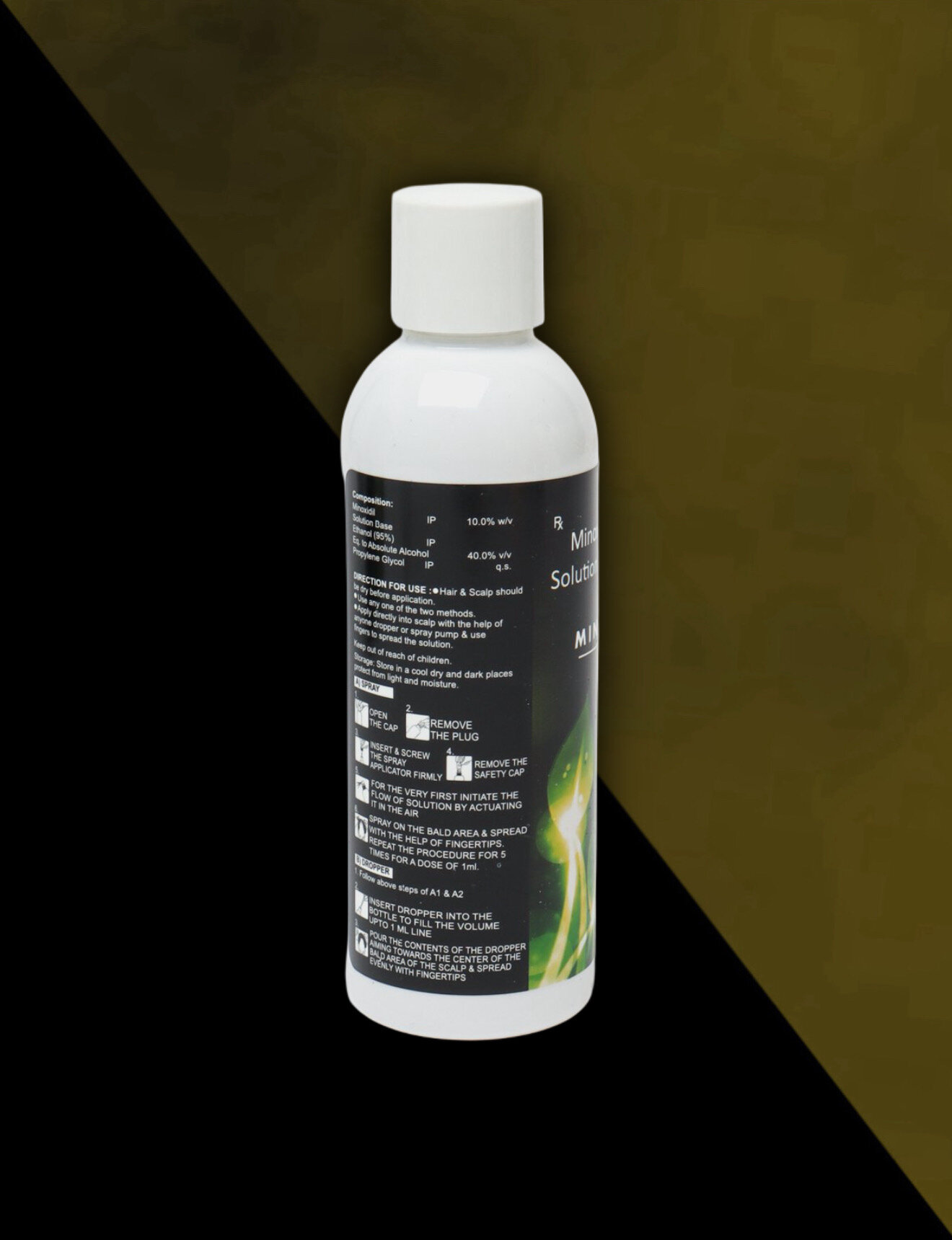 Миноксидил Minorega 10%, лосьон для роста волос и бороды, 60 мл — фото 1