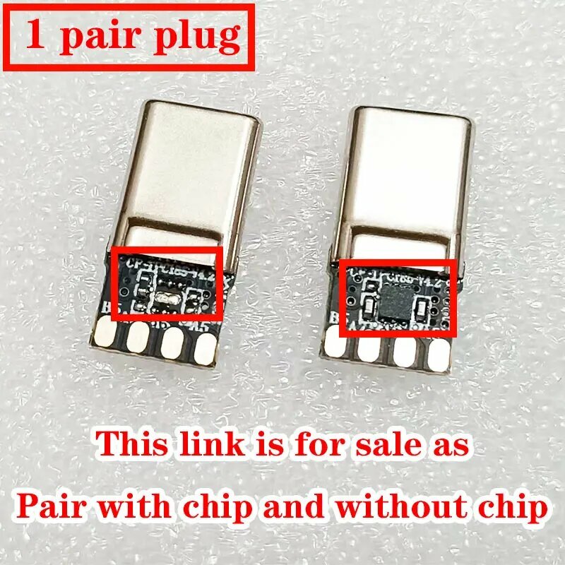 JCD USB Type-C разъем для быстрой зарядки 100W (1 пара)