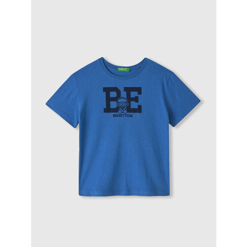 Футболка UNITED COLORS OF BENETTON, размер XX, синий футболка united colors of benetton размер s зеленый