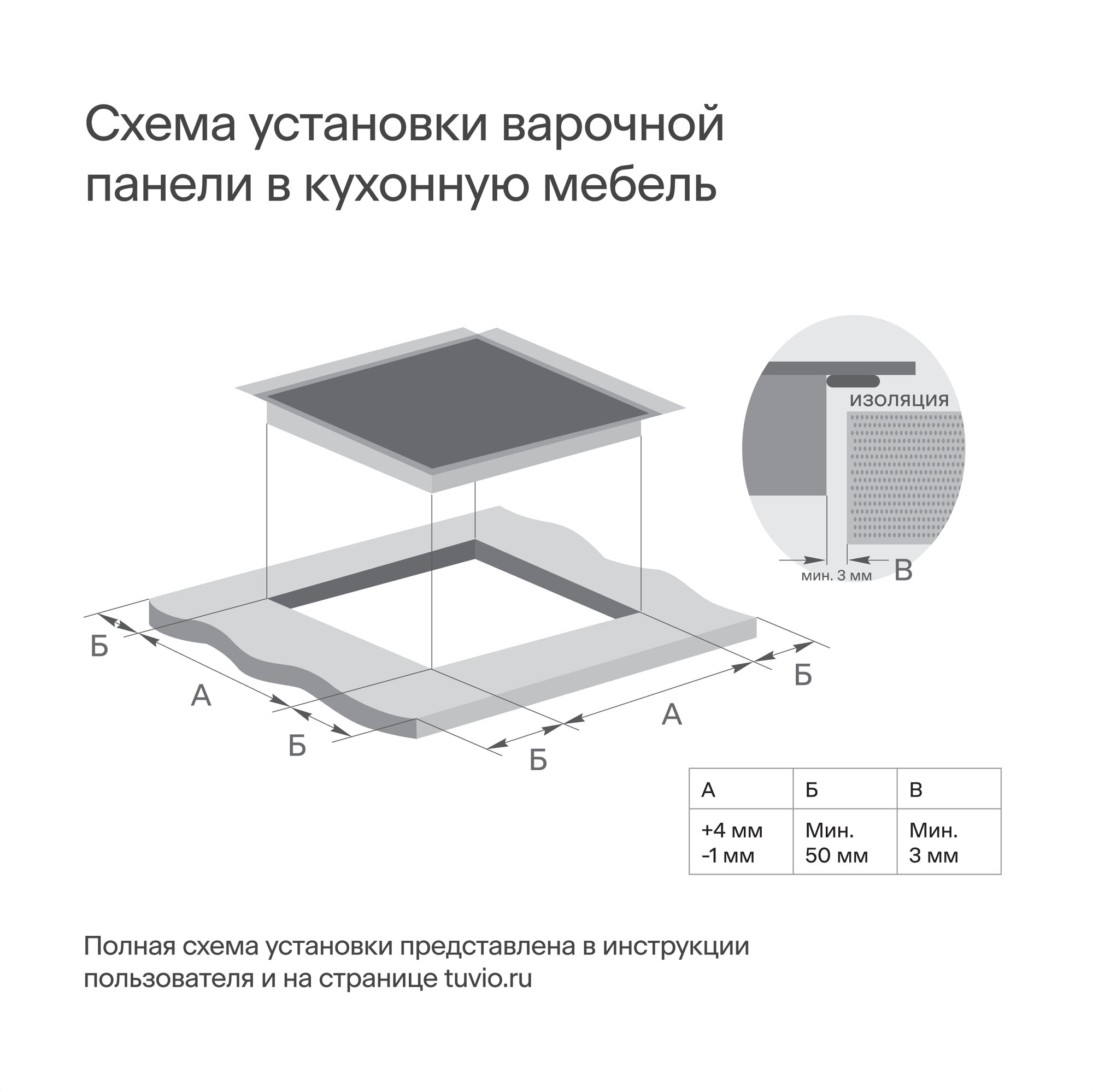 Газовая варочная панель Tuvio HGS62TBGB1 с WOK и газ-контролем - фотография № 8