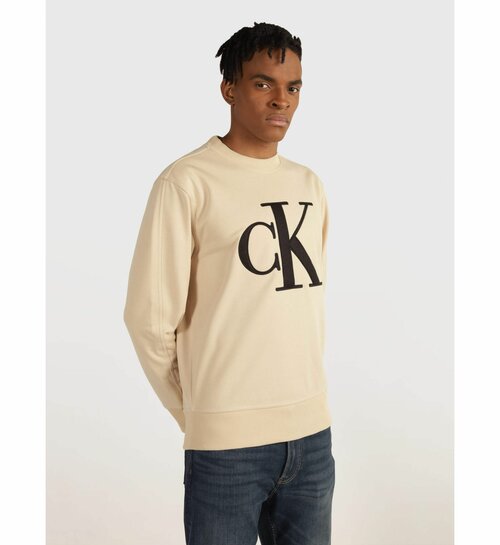 Толстовка Calvin Klein Jeans, размер XXL, бежевый