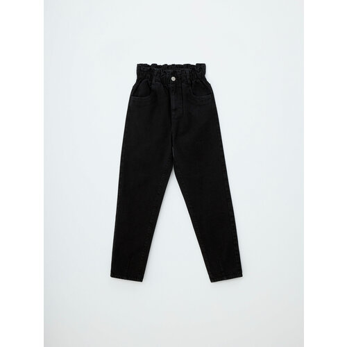 фото Джинсы sela, размер 134, черный