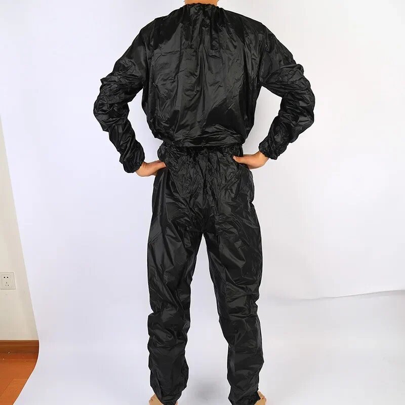 Костюм-сауна из полиэстера для фитнеса M, Sweaty clothing-blac