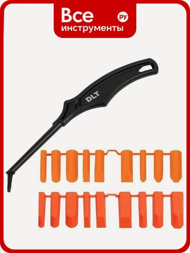 Изображение товара Набор шпателей для силикона DLT Silicone, комплект 18 насадок, арт. 1744