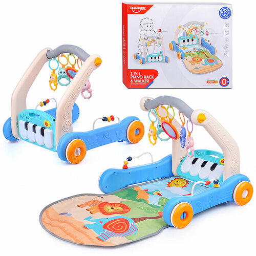 Коврик развивающий 2 в 1 HE0637 В мире животных в коробке 2998₽