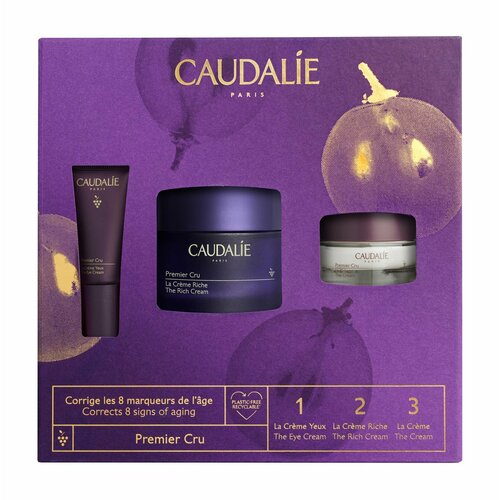Набор для омолаживающего ухода за кожей лица Caudalie Xmas 2023 Premier Cru Set 12230₽