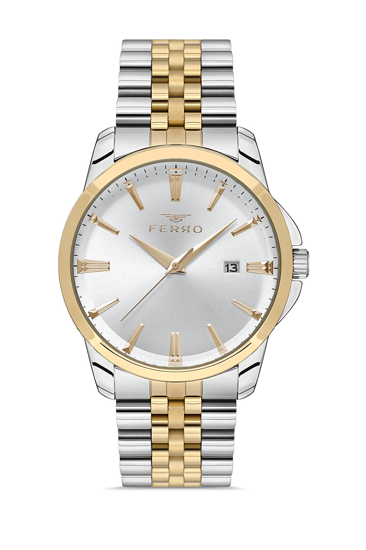 Наручные часы Ferro  серебристый золотистый