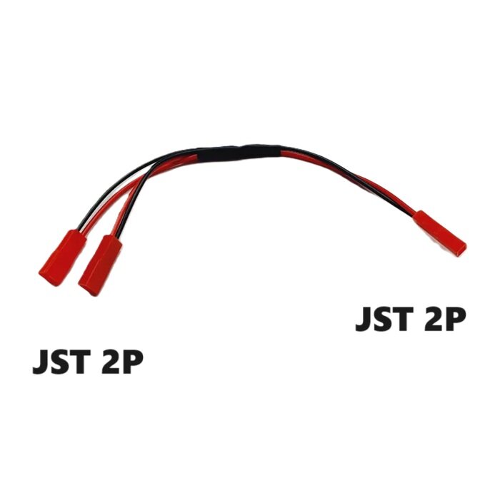 Переходник Y-образный разветвитель JST 2P 2pin SM-2p (папа / мама) 99 разъем Y-кабель провод JST-2P адаптер штекер запчасти аккумулятор р/у батарея