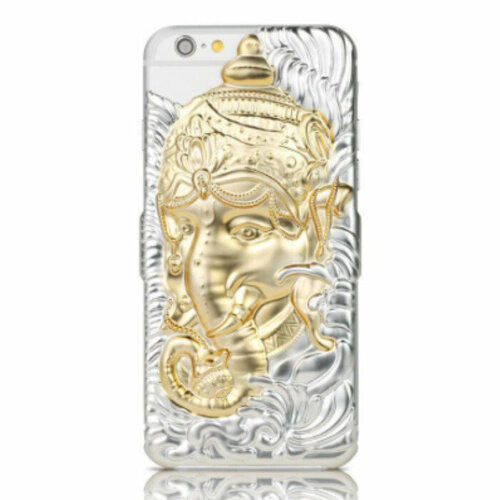 Чехол накладка для айфон Iphone 6/6S Ganesha золотой