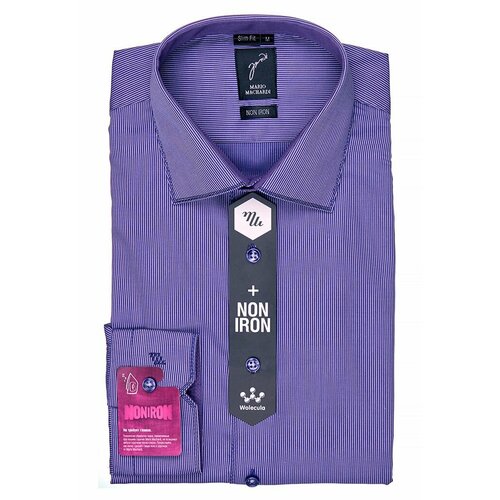 фото Рубашка mario machardi, размер 3xl, фиолетовый