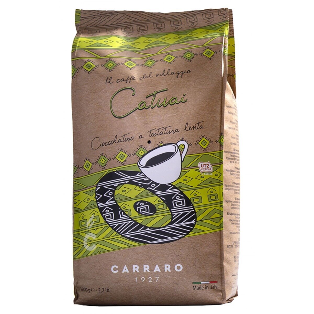 Кофе в зернах Carraro Catyai, 1 кг (Карраро)