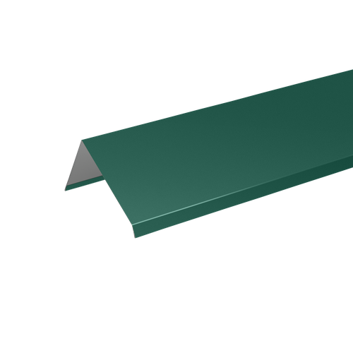 Планка торцевая 95x120x2000 мм RAL 6005 зеленый планка ветровая для мягкой кровли 2000x100x130 мм ral 6005 зеленый
