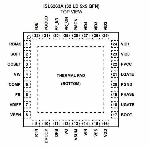 Микросхема ISL6263A