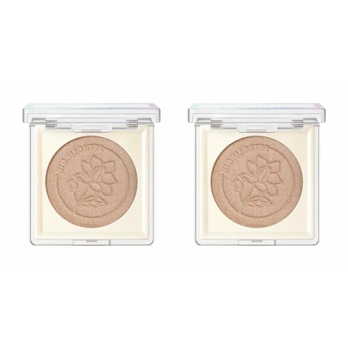 Хайлайтер Focallure, Shimmering, Skin Pressed, Highlighter, тон HS02, 3,3 гр, 2 шт